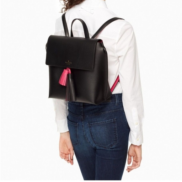 Euc Kate Spade Foster St. Kirk Leather Backpack.purse - Picture 6 of 6